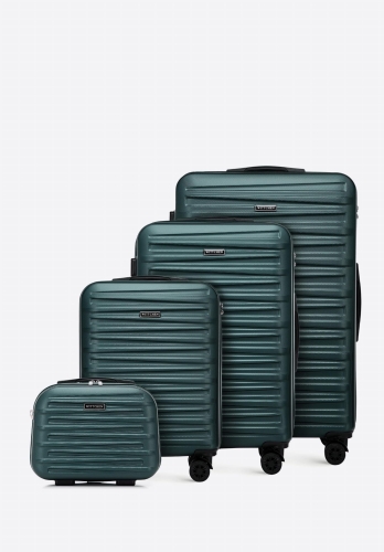 Zestaw walizek z kosmetyczką WITTCHEN Skyspeed Line 56-3A-00K-85