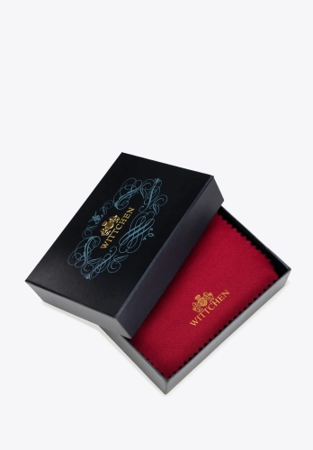 Eleganckie granatowe opakowanie z logo WITTCHEN