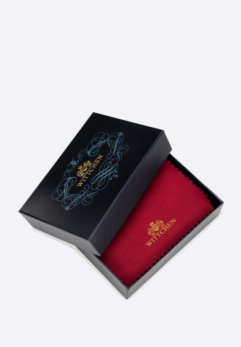 Eleganckie granatowe opakowanie z logo WITTCHEN