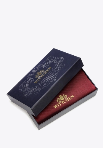 Eleganckie granatowe opakowanie z logo WITTCHEN