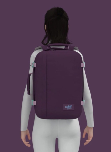 Lekki plecak podróżny 36l CabinZero CZ17 Midnight Purple