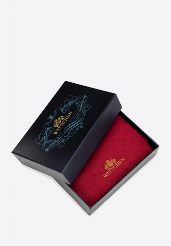 Eleganckie granatowe pudełko z logo WITTCHEN