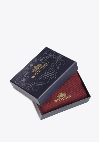 Eleganckie granatowe pudełko z logo WITTCHEN