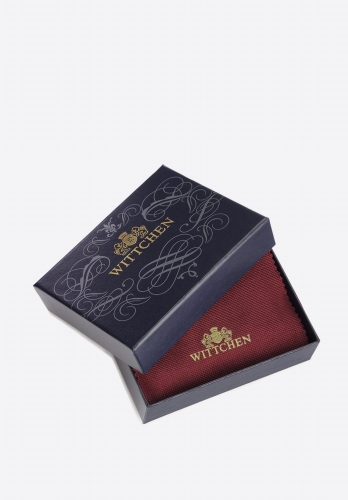 Eleganckie granatowe pudełko z logo WITTCHEN