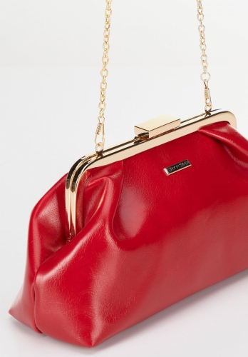 Czerwona torebka kopertówka WITTCHEN 100-4Y-226-3