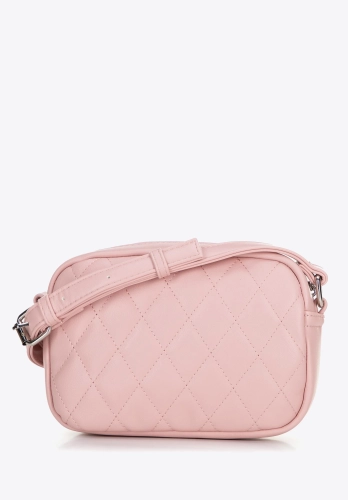 Różowa pikowana torebka crossbody WITTCHEN 100-4Y-230-P