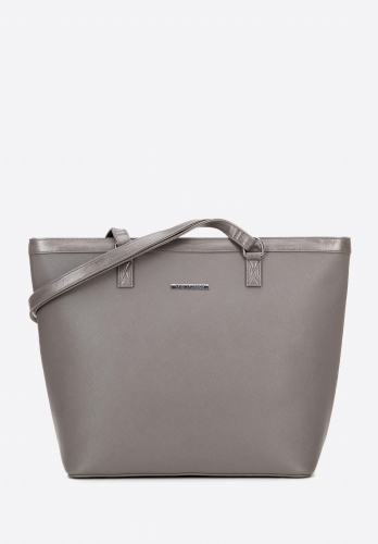 Szara shopperka z ekoskóry WITTCHEN 100-4Y-006-8S
