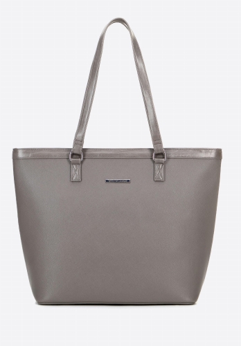 Szara shopperka z ekoskóry WITTCHEN 100-4Y-006-8S