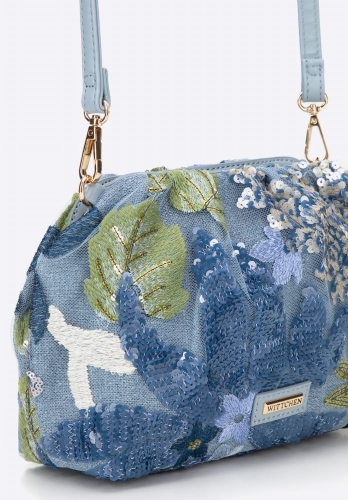 Torebka crossbody z cekinami WITTCHEN 100-4Y-429-N