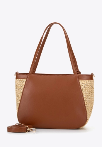 Torebka damska boho z plecionki WITTCHEN 100-4Y-406-95