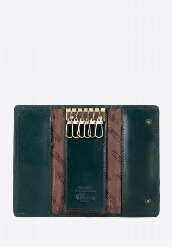 Etui na klucze ze skóry lakierowanej WITTCHEN 14-2L-013-00