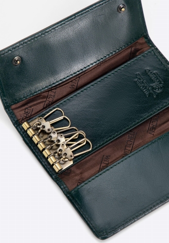 Etui na klucze ze skóry lakierowanej WITTCHEN 14-2L-013-00