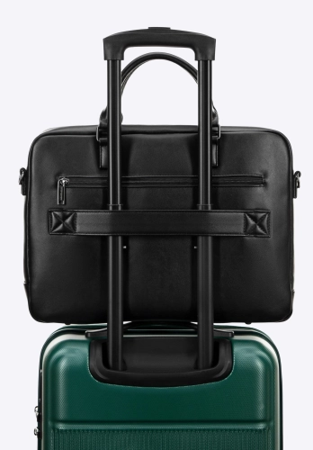 Czarna torba na laptopa 16" WITTCHEN Office 100-3P-907-1
