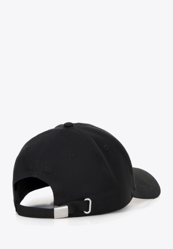 Bawełniana czapka z daszkiem unisex WITTCHEN 100-HF-006-1 czarna
