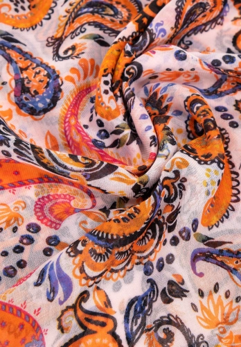 Damski szal wzór paisley WITTCHEN 100-7D-011-X multikolor