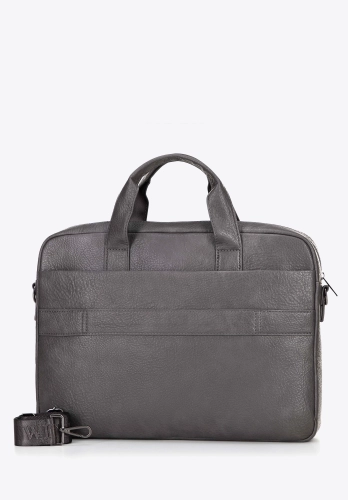 Elegancka szara torba na laptopa 17" WITTCHEN Office 100-3P-913-8