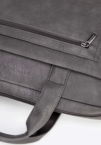 Elegancka szara torba na laptopa 17" WITTCHEN Office 100-3P-913-8