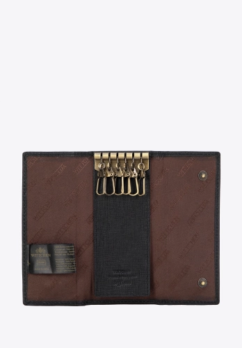 Etui na klucze ze skóry saffiano WITTCHEN 14-2S-013-LG1