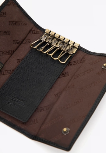 Etui na klucze ze skóry saffiano WITTCHEN 14-2S-013-LG1