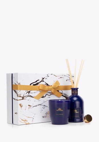 Zestaw świeca 220g i dyfuzor 200ml WITTCHEN 1-HS-102-7 Nature Symphony