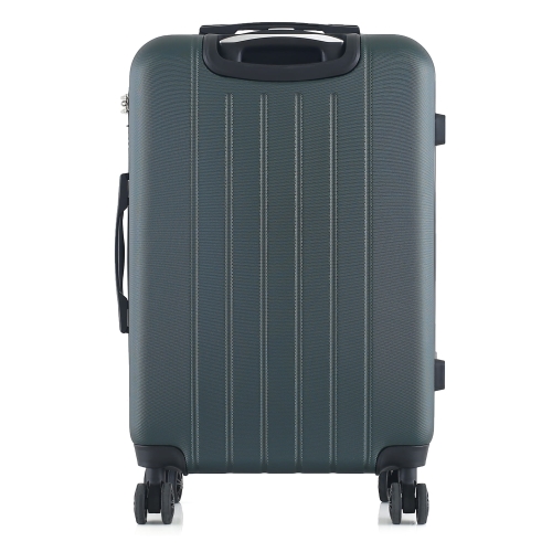 Średnia walizka podróżna 24" ABS Semi Line T5761-3 ciemna zielona