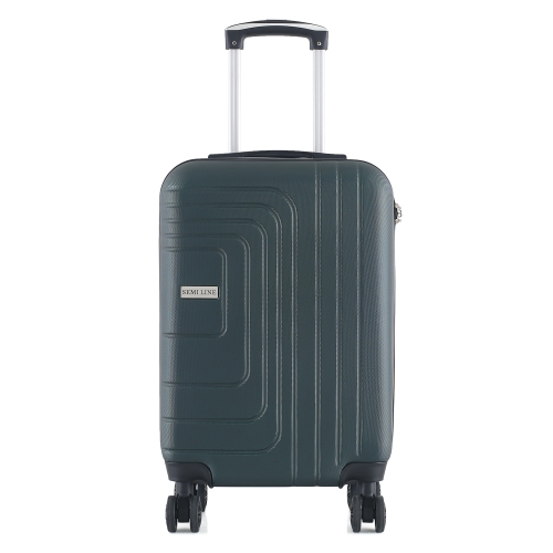 Mała walizka twarda  20" ABS Semi Line T5761-2 ciemna zielona