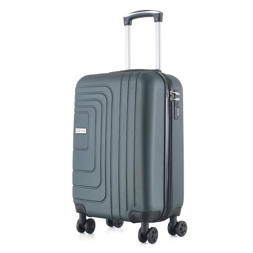 Mała walizka 20" twarda ABS Semi Line T5761-2 ciemna zielona
