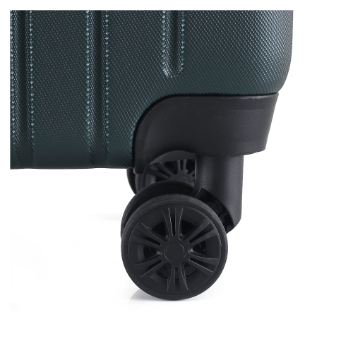 Mała walizka 20" twarda ABS Semi Line T5761-2 ciemna zielona