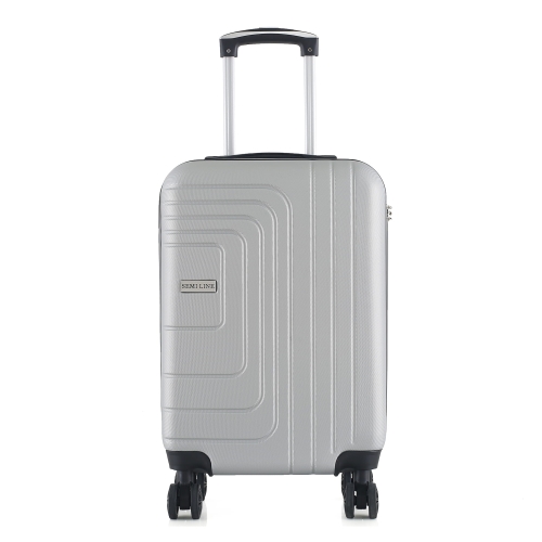 Mała walizka 20" twarda ABS Semi Line T5762-2 szara