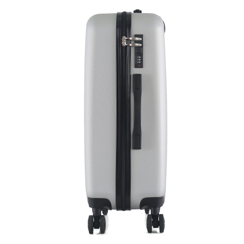 Średnia walizka 24" twarda ABS Semi Line T5762-3 szara
