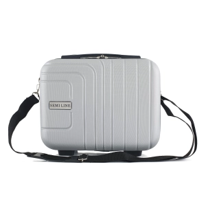 Kosmetyczka podróżna 14" ABS Semi Line T5762-1 szara