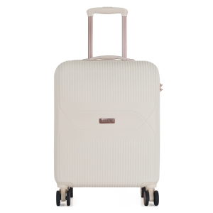 Mała twarda walizka 20” ABS Semi Line T5786-1  ecru