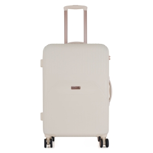 Średnia twarda walizka 24” ABS Semi Line T5786-2 lekka ecru