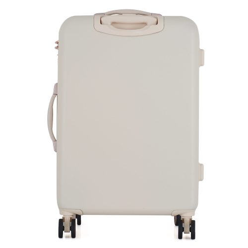 Średnia twarda walizka 24” ABS Semi Line T5786-2 lekka ecru