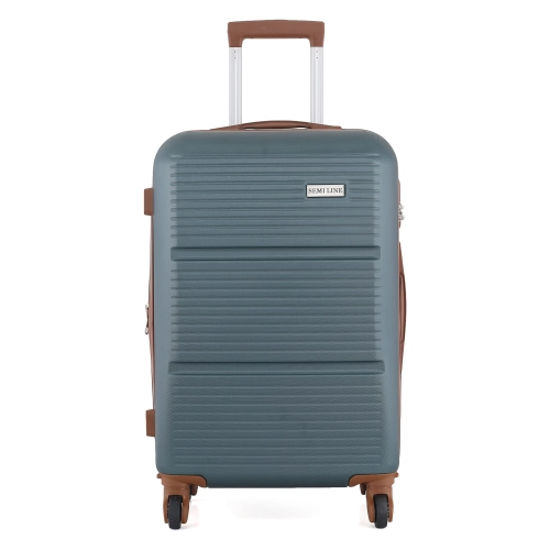Średnia twarda walizka 24” ABS Semi Line T5712-2 poszerzana