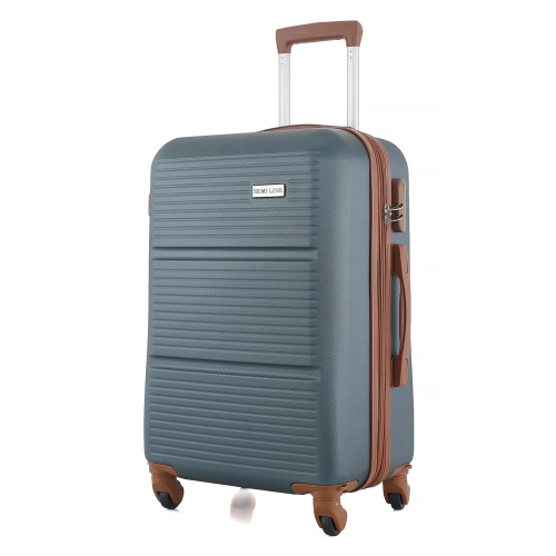 Średnia twarda walizka 24” ABS Semi Line T5712-2 poszerzana