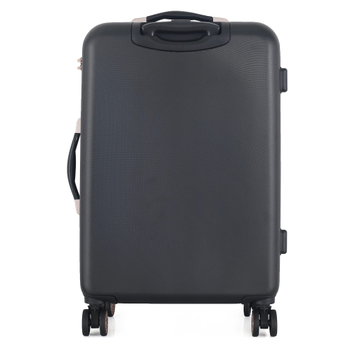 Średnia twarda walizka 24” ABS Semi Line T5787-2 czarna