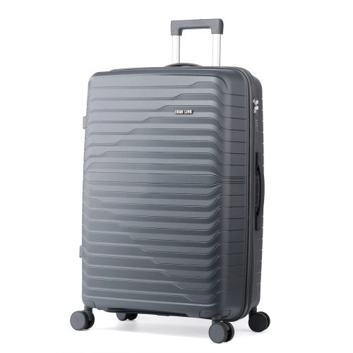 Średnia twarda walizka z polipropylenu 24" Semi Line T5781-2