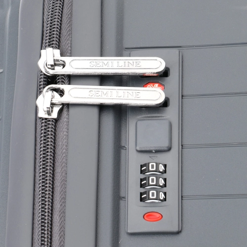 Średnia twarda walizka z polipropylenu 24" Semi Line T5781-2