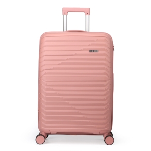 Mała twarda walizka z polipropylenu 20" Semi Line T5779-1 różowa