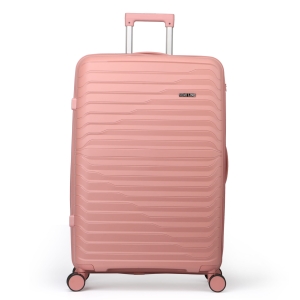 Średnia twarda walizka z polipropylenu 24" Semi Line T5779-2 różowa