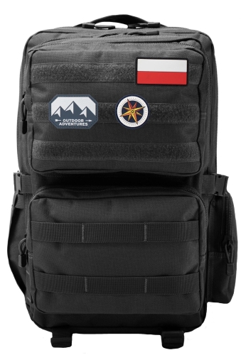 Plecak militarny 39l SEMI LINE A3049-1 czarny