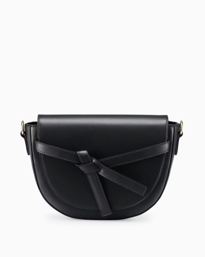 Mała torebka crossbody PUCCINI BK1241213M-1 ozdobny węzeł