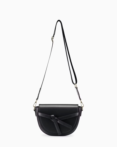 Mała torebka crossbody PUCCINI BK1241213M-1 ozdobny węzeł