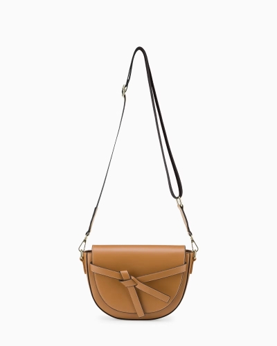 Mała torebka crossbody PUCCINI BK1241213M-2 ozdobny węzeł