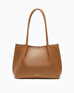 Duża brązowa shopperka z kosmetyczką PUCCINI BK1251001S-2