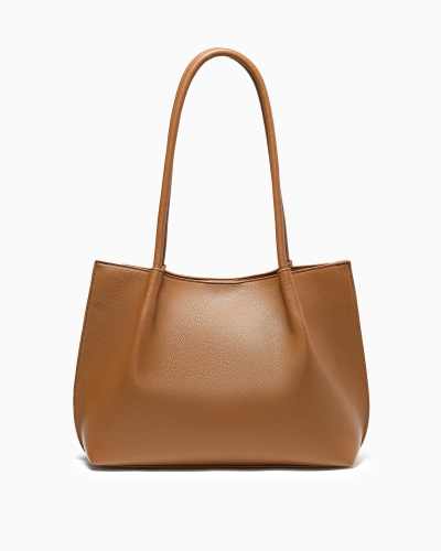 Duża brązowa shopperka z kosmetyczką PUCCINI BK1251001S-2