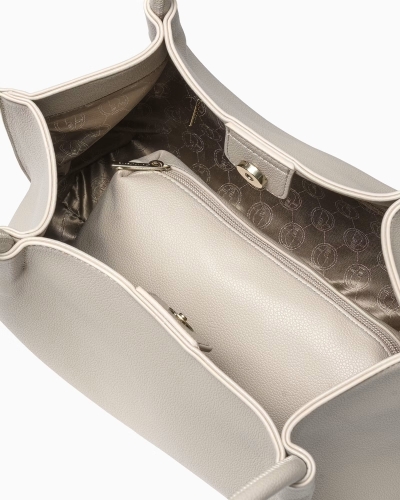 Duża beżowa shopperka z kosmetyczką PUCCINI BK1251001S-6A