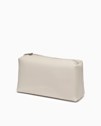 Duża beżowa shopperka z kosmetyczką PUCCINI BK1251001S-6A