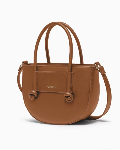 Torebka damska crossbody PUCCINI BK2241224M-9A brązowa